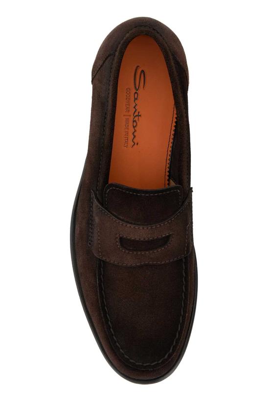 26SS 산토니 스니커즈 MCQU18143PD5SRVR T50 BROWN - SANTONI