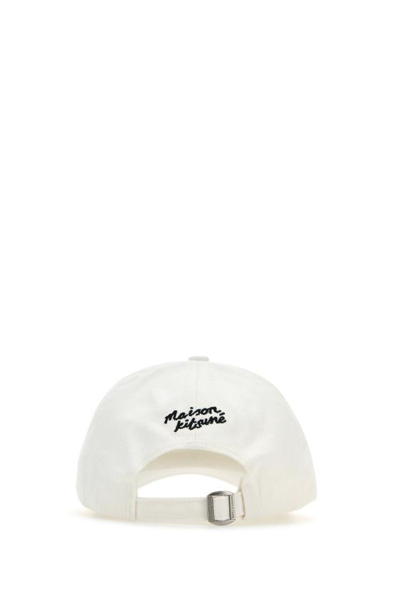 26SS 메종키츠네 라지 폭스 헤드 6P 캡 MM06103WW0096 P100 WHITE - MAISON KITSUNE