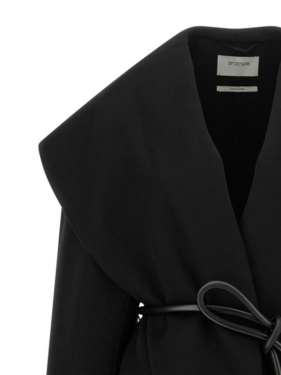 26FW 스포트막스 코트 SP341224BM BLACK - SPORTMAX