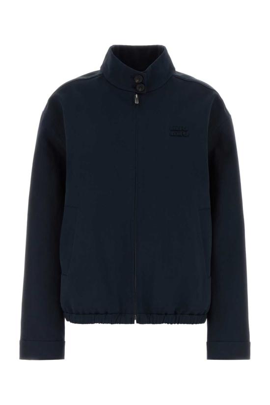 26FW 미우미우 스탠드 칼라 블루종 자켓 ML1564SOOO6212 F0S7X NAVY