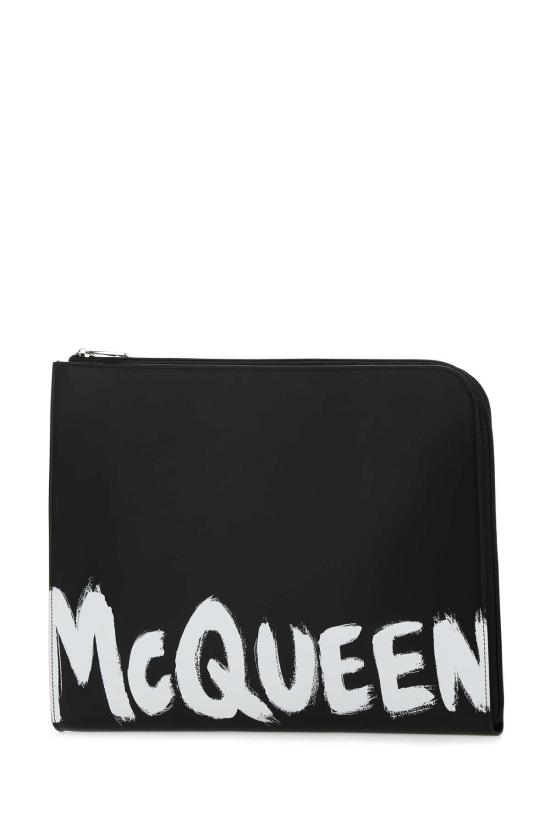  알렉산더 맥퀸 남성지갑 6094811NT5B 1070 BLACK - ALEXANDER MCQUEEN