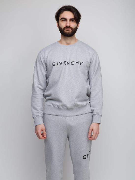  지방시 긴팔 티셔츠 GIBMJ0HA3YAC055SG GRAY - GIVENCHY