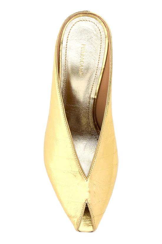 26SS 살바토레 페라가모 힐/펌프스 01L3097900351C OROBISPLA GOLD - SALVATORE FERRAGAMO