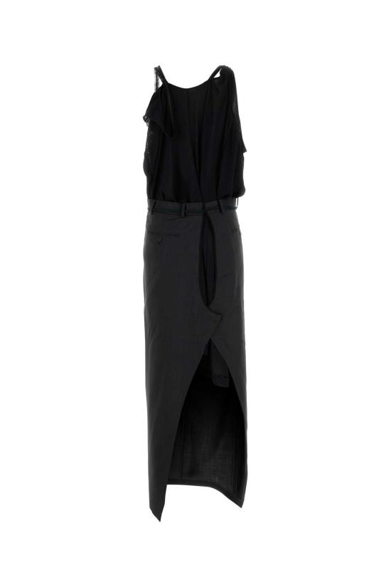  발렌시아가 원피스 814348TLO32 1000 BLACK - BALENCIAGA