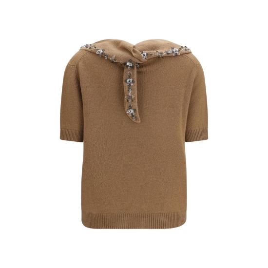 26FW 프라다 스웨터 PRP24D3GSOOO17E2F0040BB BROWN - PRADA