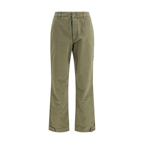 26FW 오프화이트 치노 팬츠 OFOMCF04RF26FAB00130312BB GREEN