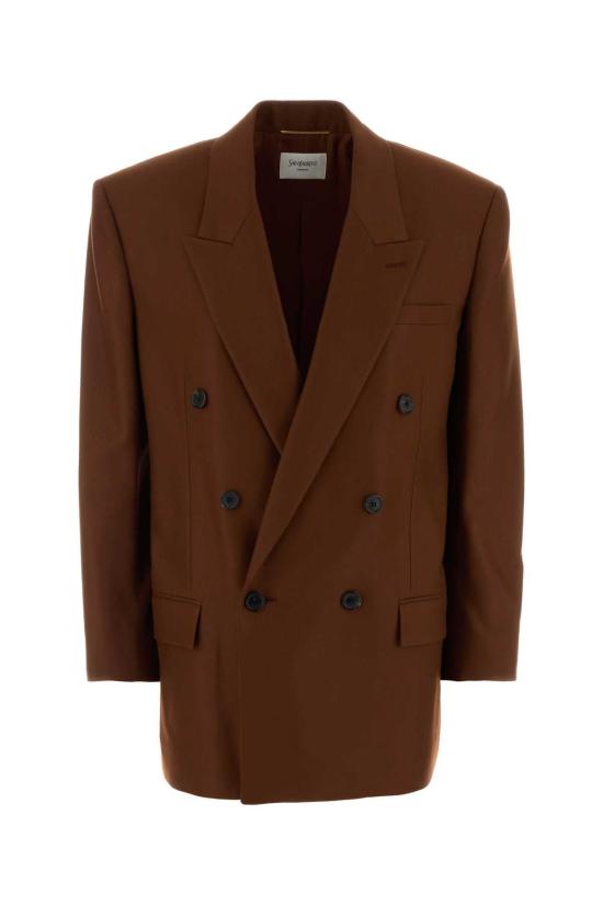 26FW 생로랑 자켓 871065Y7K75 2001 BROWN