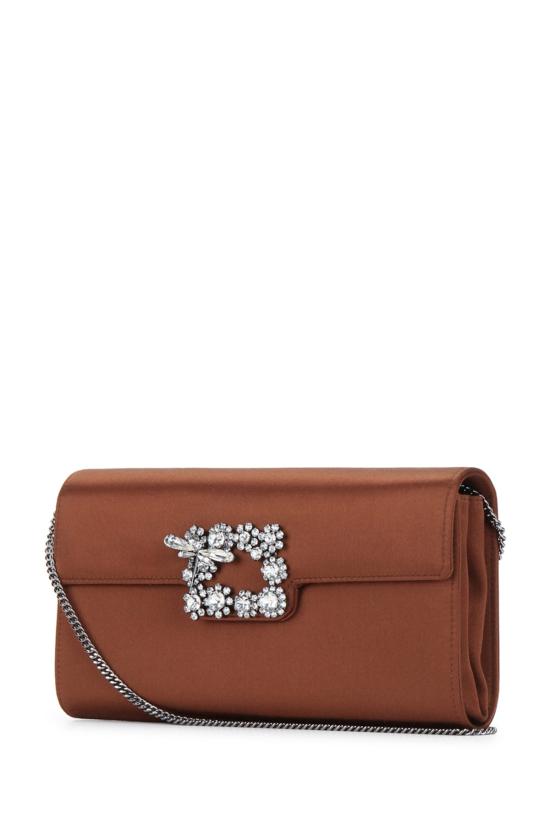 26FW 로저비비에 클러치/파우치 RBWAMFD0209RS0 S801 BROWN - ROGER VIVIER