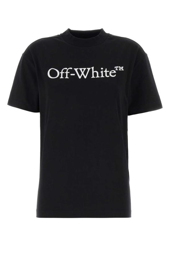 26FW 오프화이트 폴로 티셔츠 2FA00677T W003 BLACK