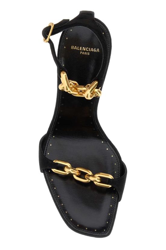 26FW 발렌시아가 뒤셰스 샌들 876497WCB37 1080 BLACK - BALENCIAGA