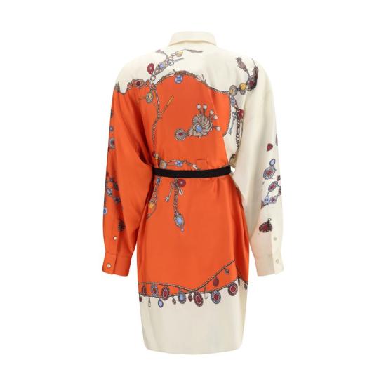 26FW 베르사체 셔츠 VE10254951A186365O360BB ORANGE - VERSACE