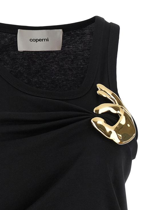 26FW 코페르니 민소매 티셔츠 CO275156BM BLACK - COPERNI