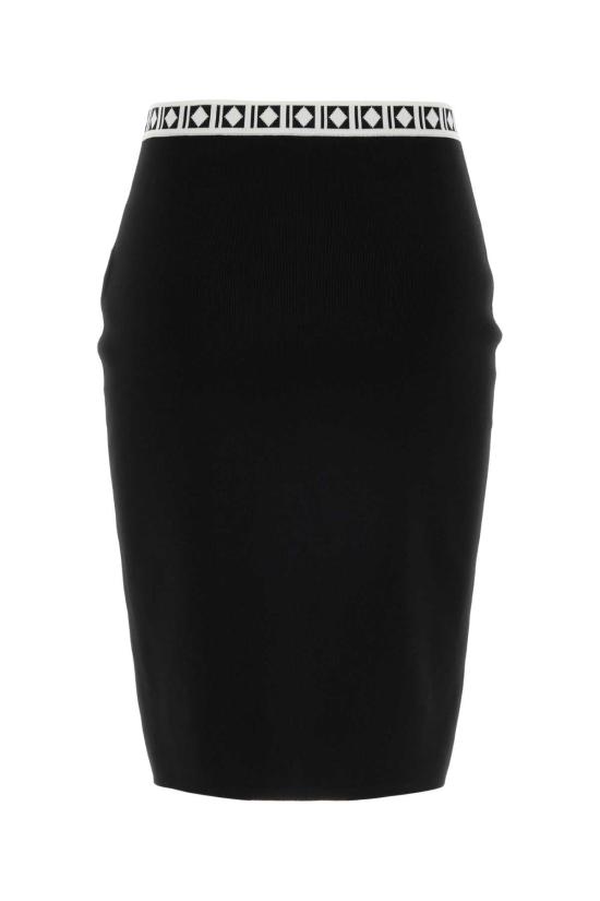 26FW 베르사체 스커트 10257741A18357 1B000 BLACK - VERSACE
