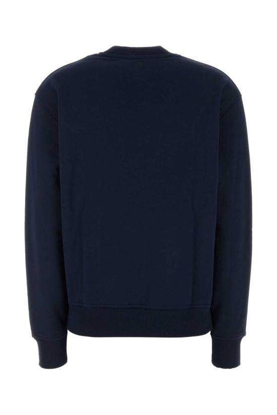  아미 스몰 하트 로고 스웨트셔츠 BFUSW035730 430 NAVY - AMI