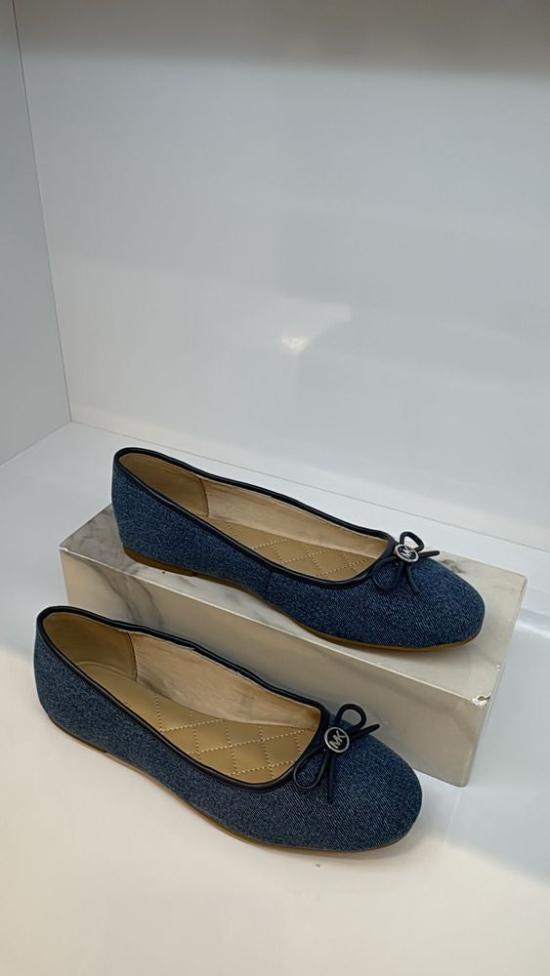  마이클 코어스 플랫 슈즈 MASTER 49S6SVFP1D DARK VINTAGE BLUE WASH Michael Kors - MICHAEL KORS