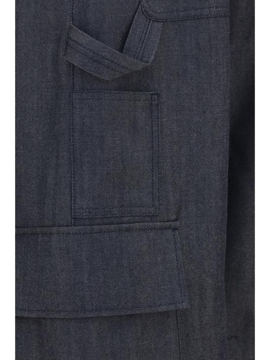 26FW 발렌시아가 유틸리티 울 카고 팬츠 A002ADTUT44 4100 DARK NAVY - BALENCIAGA