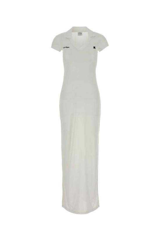 26SS 쿠레쥬 스포츠 폴로 롱 드레스 126JRO807JS0195 0098 WHITE