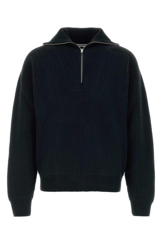 26FW 질샌더 스웨터 J22GP0291J14848 001 BLACK