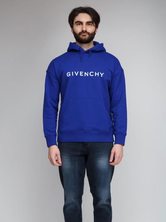  지방시 후드 티셔츠 GIBMJ0HC3YAC426SG BLUE - GIVENCHY