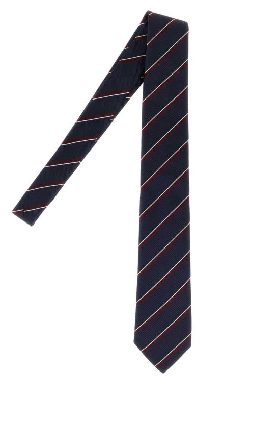 26FW 조르지오 아르마니 넥타이 GM000802TE22447 FB065 NAVY - GIORGIO ARMANI