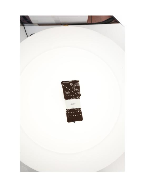 26FW 데스틴 머플러/스카프 BOX12TRIANGLE BROWNBEIGE