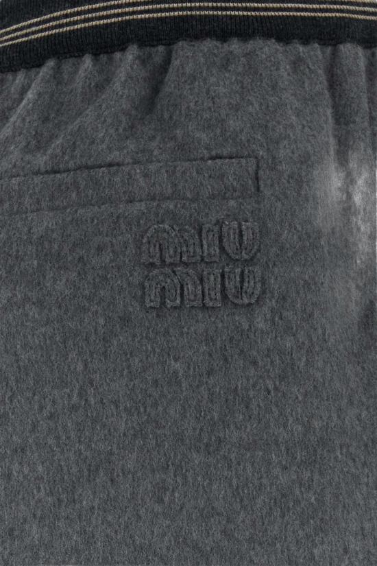 26SS 미우미우 팬츠 MP1948SOOO125Q F0031 GRAY - MIU MIU