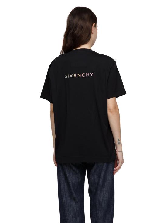  지방시 폴로 티셔츠 GIBW707Z3Z9Y001SG BLACK - GIVENCHY