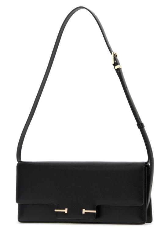 25FW 톰포드 숄더백 L1899LGO033P 1N001 BLACK - TOMFORD