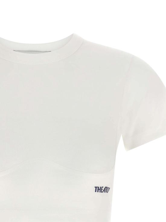 26FW 디 아티코 폴로 티셔츠 TH337674BM WHITE - THE ATTICO