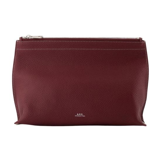 26FW 아페쎄 클러치/파우치 PXCBC F63023 GAE BURGUNDY