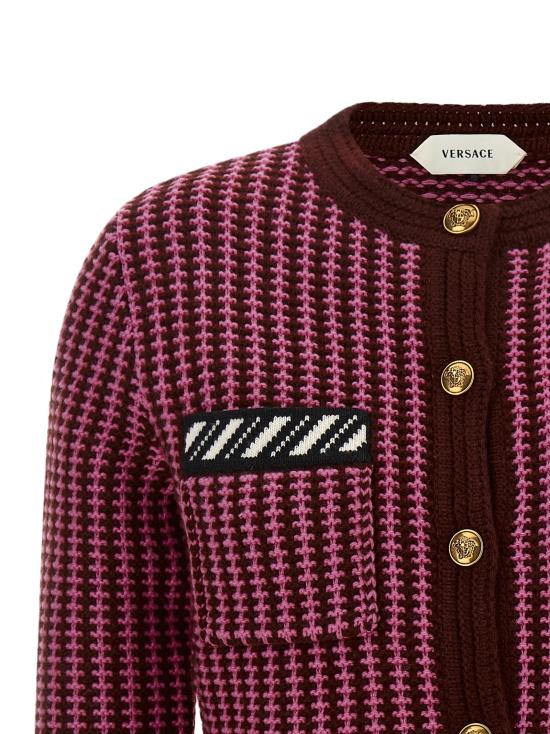 26FW 베르사체 가디건 VE340925BM PINK - VERSACE