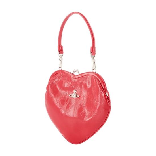 26FW 비비안웨스트우드 벨 하트 프레임 퍼스 4B01000CW L00EO H401 RED - VIVIENNE WESTWOOD