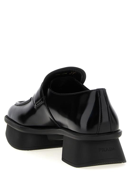  프라다 플랫 슈즈 PR307041BM BLACK - PRADA