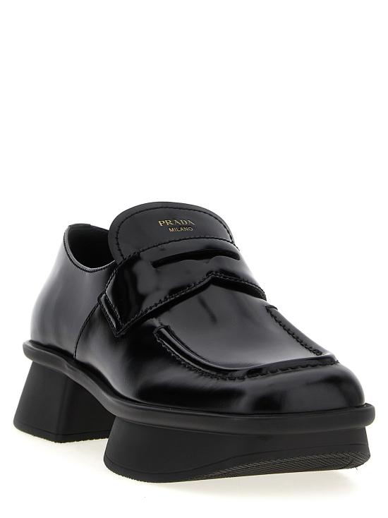 프라다 플랫 슈즈 PR307041BM BLACK - PRADA