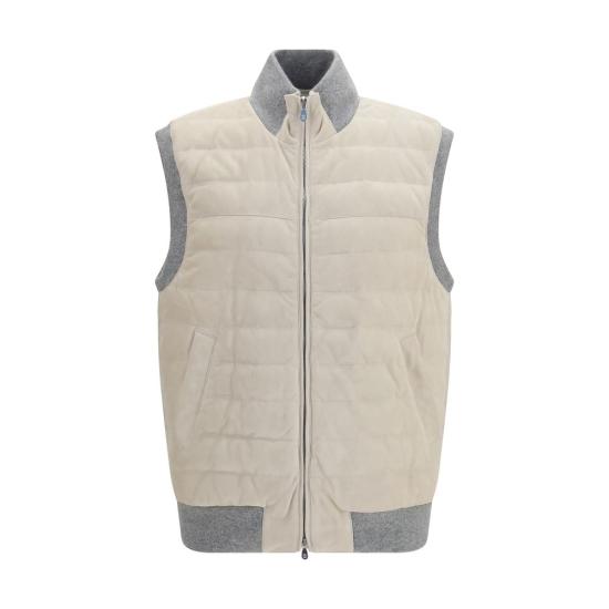 26FW 브루넬로 쿠치넬리 베스트 BRMPCLF2098CYX41BB BEIGE