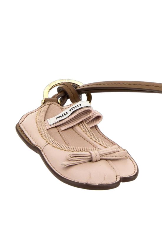 26SS 미우미우 발레 레더 키체인 키링 5TL5332CUM F0NZ2 PINK - MIU MIU
