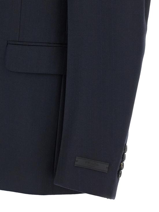25FW 프라다 수트 팬츠 PR322830BM BLUE - PRADA