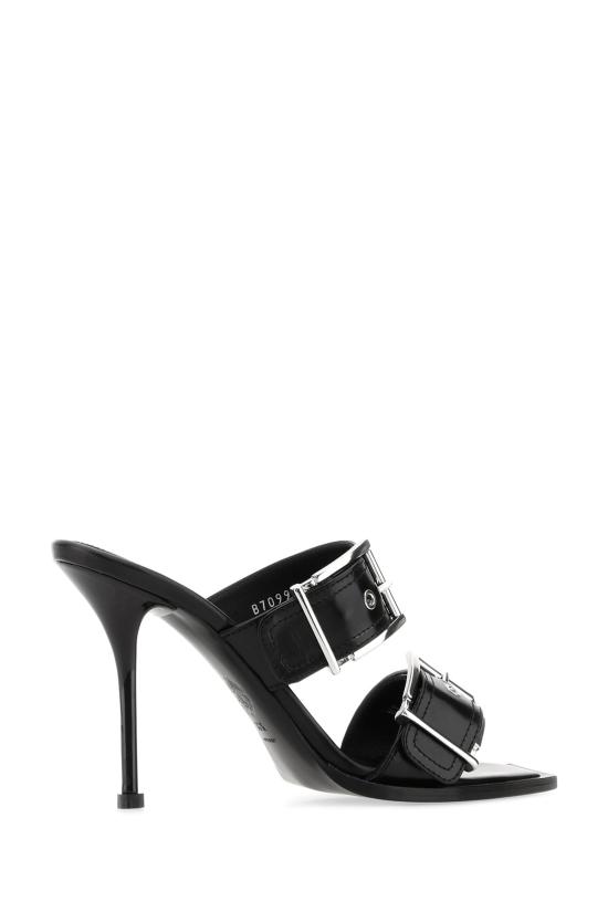 알렉산더 맥퀸 힐/펌프스 709990WHSWD 1081 BLACK - ALEXANDER MCQUEEN
