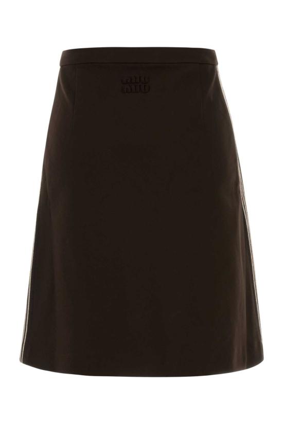 25FW 미우미우 스커트 MG2566SOOO18FQ F0324 BROWN - MIU MIU