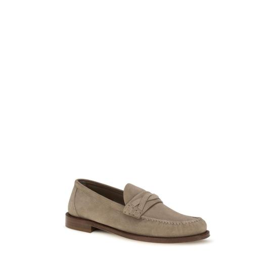 26SS 브루넬로 쿠치넬리 스니커즈 BRMZUSOLF747C4298BB BEIGE - BRUNELLO CUCINELLI