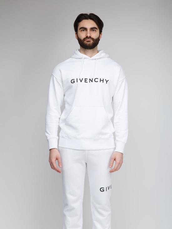  지방시 후드 티셔츠 GIBMJ0HC3YAC100SG WHITE - GIVENCHY