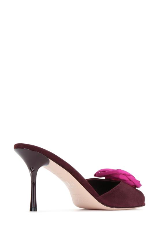 26FW 로저비비에 힐/펌프스 RVW79643840UVN 1VD8 BURGUNDY - ROGER VIVIER