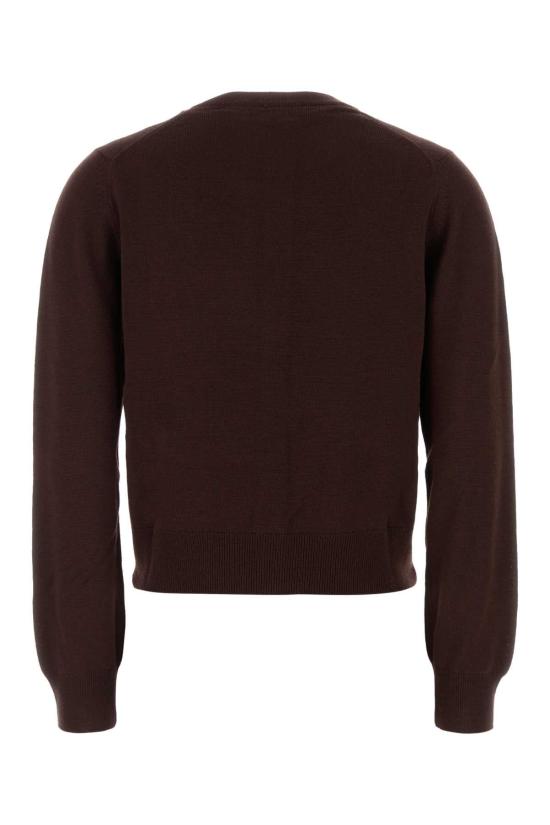 26FW 메종키츠네 베이비 폭스 메리노 레귤러 가디건 PW00502KT1181 0553 BROWN - MAISON KITSUNE