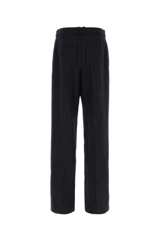 25FW 생로랑 울 스트레이트 팬츠 844153Y5K32 4140 NAVY - SAINT LAURENT