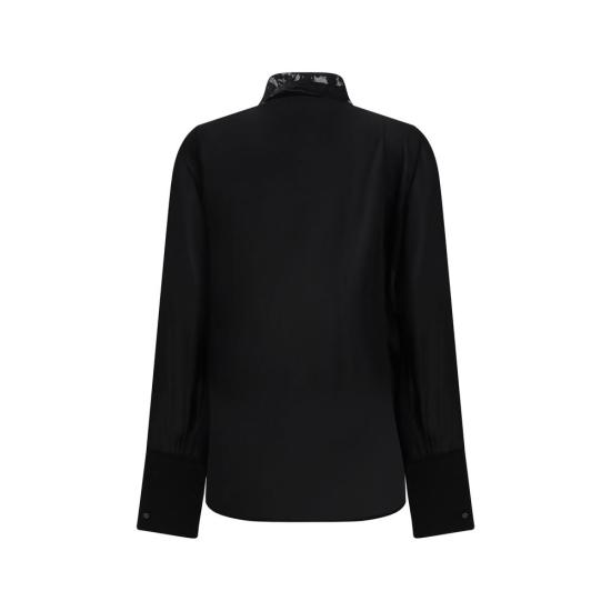 26FW 펜디 블라우스 FEFS8381B1UKF0QA1BB BLACK - FENDI
