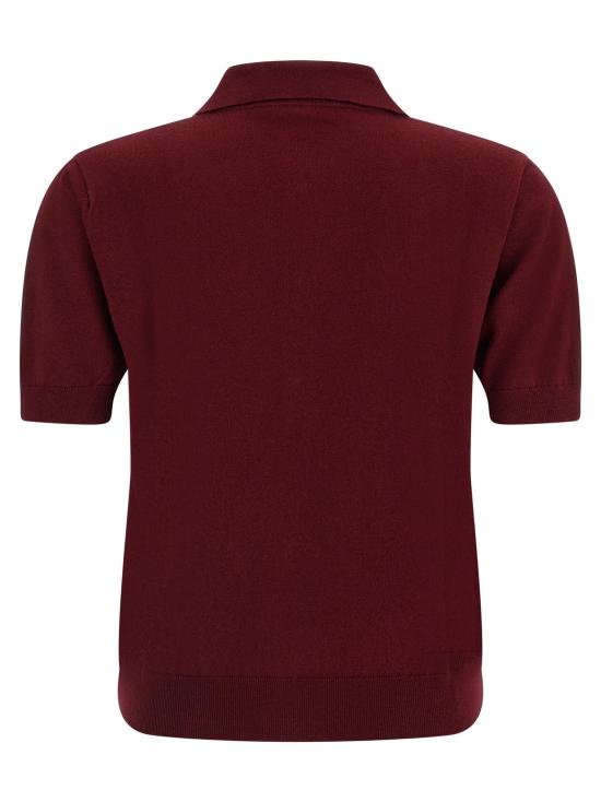 26FW 에스막스마라 폴로 티셔츠 MA341314BM BURGUNDY - 'S MAX MARA