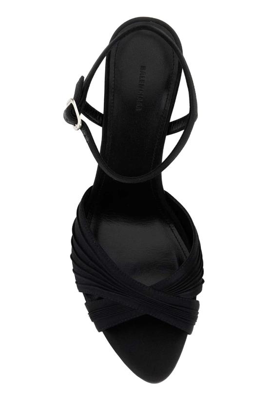 25FW 발렌시아가 다이내스티 샌들 851903W0WM0 1000 BLACK - BALENCIAGA