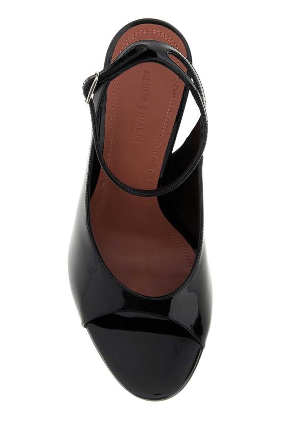 26FW 아미나 무아디 힐/펌프스 ANOKSANDAL105 BLACKSILVER - AMINA MUADDI