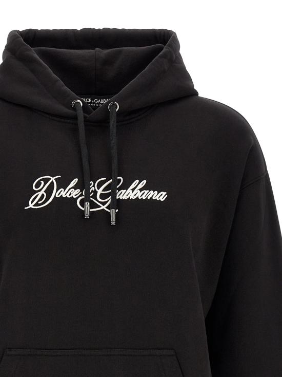 26FW 돌체앤가바나 후드 티셔츠 DO341064BM BLACK - DOLCE & GABBANA