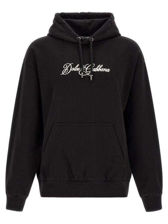 26FW 돌체앤가바나 후드 티셔츠 DO341064BM BLACK